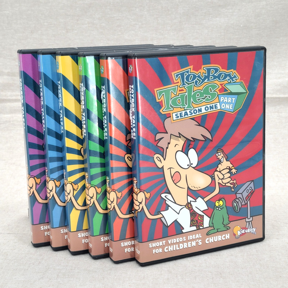Kidology’s Toybox Tales Season 1, 2 and 3 DVD Collection Short Videos for Church